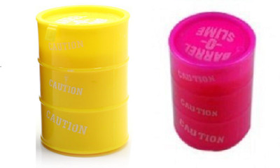 

Ayezent Barrel O Slime BOS6 Yellow, Pink Putty Toy