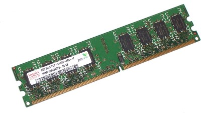 TECHNO 2 GB 800 MHz DDR2 DIMM DDR2 2 GB (Single Channel) PC 800/PC2 (HYMP12564CP8-S6AB)(Green)