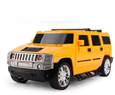

Electrobot Rechargeable Remote Controlled Hummer Car With Adjustable Front Wheel Alignment For Girls And Boys(Yellow)