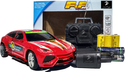 

Jack Royal F&F Fully Loaded, Full Function 1:20 Remote Control Car With Rechargeable batteries and Charger (Red(Hatch))(Red)