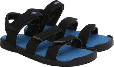 

Puma Men Black-Royal Blue Sports Sandals