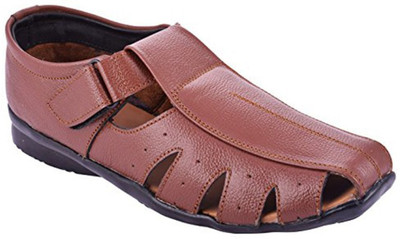 

Pawn Craft Men Tan Sandals