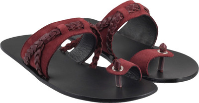 

Metro Men ,Maroon Sandals, 44;maroon