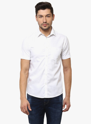 CRIMSOUNE CLUB Men Self Design Casual White Shirt