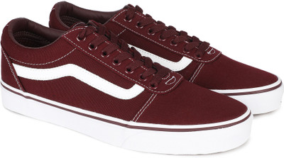 

Vans Ward Sneakers For Men(Maroon, Red