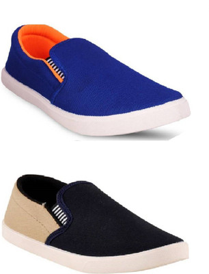 

STYLIVO Combo Pack of 2 Casuals For Men(Orange, Beige