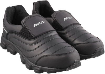 

Walkway Trendy Slip On Sneakers For Men(Black, 11;black