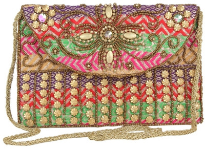 

Aliado Women Multicolor Beads Sling Bag