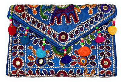

Unique Fashion Women Multicolor Silk Sling Bag