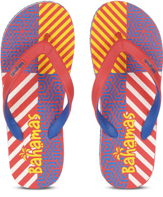 

Bahamas BH0070GRDBL8 Slippers, Red blue
