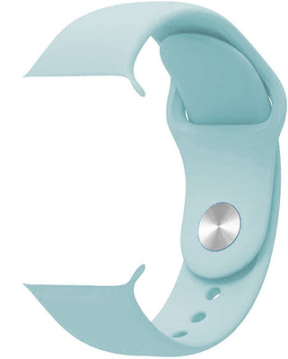 

SPARXON Soft Silicon Turquoise Replacement Band For Apple Watch Series 3 Aluminum 42mm Smart Watch Strap(Blue)