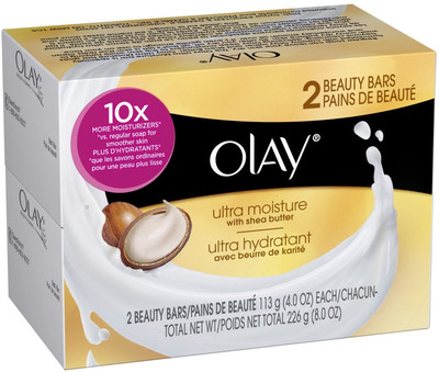 

Olay Ultra Moisture With Shea Butter 2 Beauty Bars Soaps (226g)(226 g, Pack of 2)