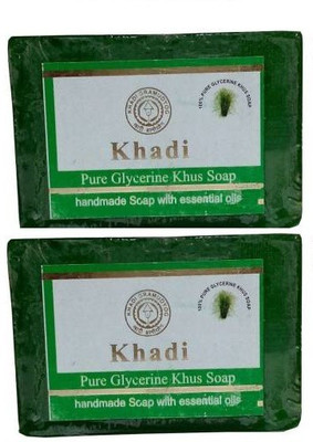 

Khadi Khus Soap 125 gm (Pack of 2)(210 g, Pack of 2)