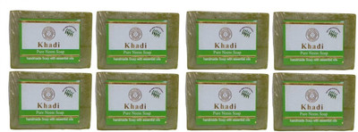 

Khadi Neem Soap 125 gm (Pack of 8)(125 g, Pack of 8)