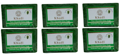 

Khadi Khus Soap 125 gm (Pack of 6)(210 g, Pack of 6)