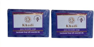 

Khadi Lavender Soap 125 gm (Pack of 2)(210 g, Pack of 2)