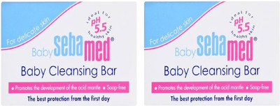 

Sebamed Baby Cleansing Bar [ Pack Of 2 ] #Imported(200 g, Pack of 2)