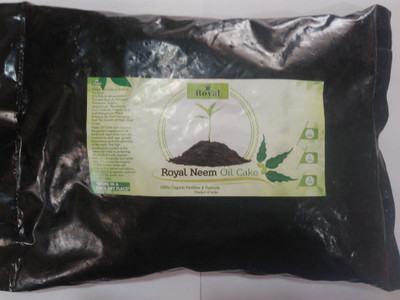 Royal 100% Pure Neem Cake - 1KG ML_Organic Fertilizer and Pest repellent Soil Manure(1 kg Cake) available at flipkart for Rs.175