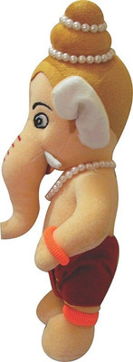 

Babyjoys Lord Baal Ganesha Hindu Idol Soft Toy - 8 cm(creem)