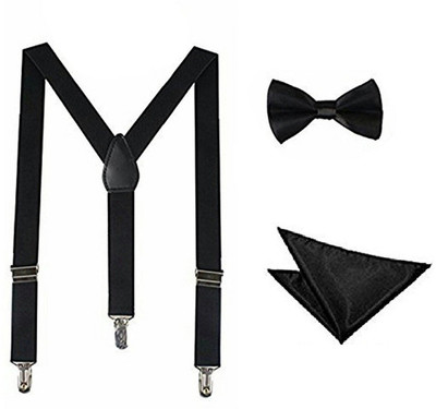 

StyleRide Y- Back Suspenders for Men(Black)