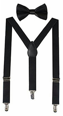 

StyleRide Y- Back Suspenders for Men(Black)