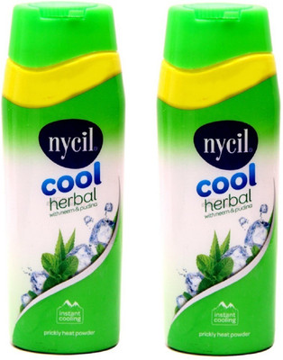 

Nycil Cool Herbal with neam & pudina 150g pack of 2(150 g)