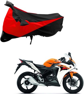 Purpleheart Two Wheeler Cover for Honda(CBR 150R, Black, Red)