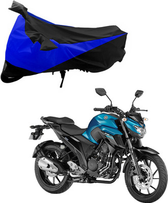 Purpleheart Two Wheeler Cover for Yamaha(Fazer, Black, Blue)
