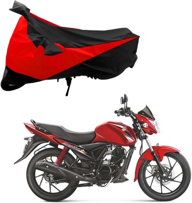 Purpleheart Two Wheeler Cover for Suzuki(Sling Shot Plus, Black, Red)