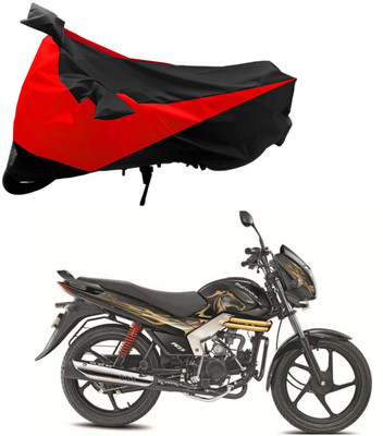 Purpleheart Two Wheeler Cover for Mahindra(Centuro, Black, Red)