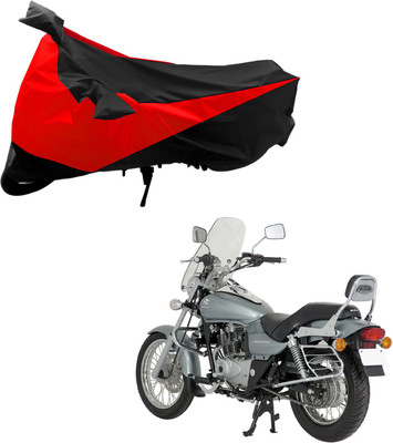 Purpleheart Two Wheeler Cover for Bajaj(Avenger 220 DTS-i, Black, Red)
