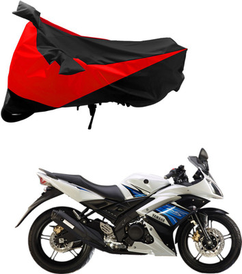 Purpleheart Two Wheeler Cover for Yamaha(YZF R15 S, Black, Red)