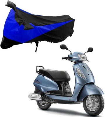 Purpleheart Two Wheeler Cover for Suzuki(Swish, Black, Blue)