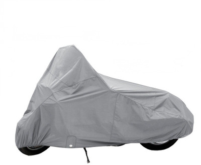 

Kaaz Two Wheeler Cover for Yamaha(Fascino, Silver)