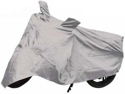 Auto Hub Two Wheeler Cover for Universal For Bike(Silver)