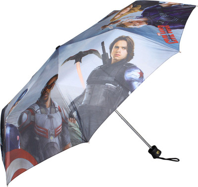 

Johns 3 Fold 545mm Printed Avenger Umbrella(Blue)