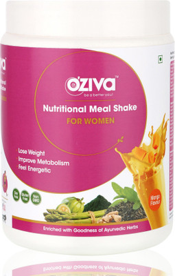 

Oziva Nutritional Meal Shake (Meal Replacement), Women (Mango, 17 Servings)(500 g)