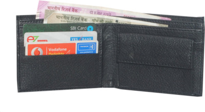

Hornwood Men Black Artificial Leather Wallet(3 Card Slots)