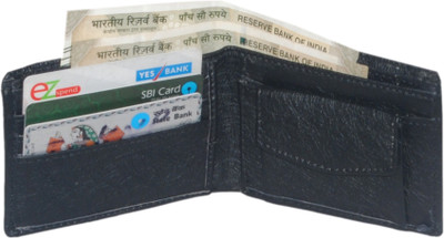 

hornwood Boys Tan Artificial Leather Wallet(3 Card Slots), Black