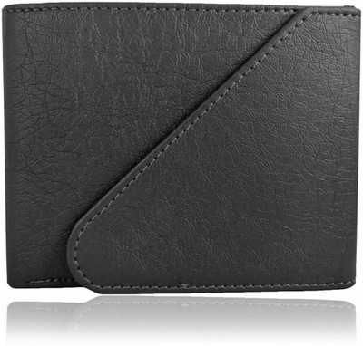 

Wildland Men Black Artificial Leather Wallet(5 Card Slots)