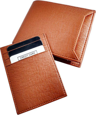 

Wildmount Men Tan Artificial Leather Wallet(20 Card Slots)