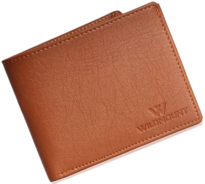 

Wildmount Men Tan Artificial Leather Wallet(9 Card Slots)