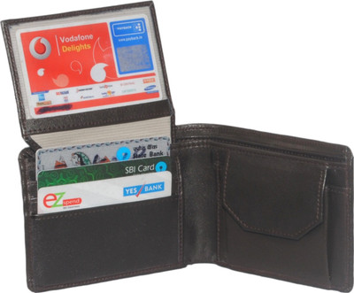 

Hornwood Men Brown Artificial Leather Wallet(5 Card Slots), Dark brown