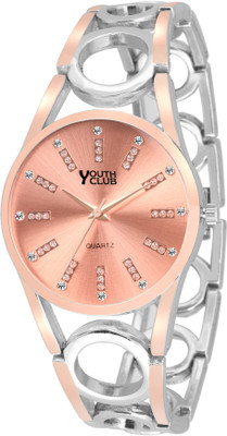 

Youth Club K-03CPTT New Casual Rose Gold Dial Girl & Women Watch Bracelet Watch - For Girls