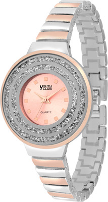

Youth Club K-04BKTT New Moving Stone Two Tone Dial Set Watch - For Girls