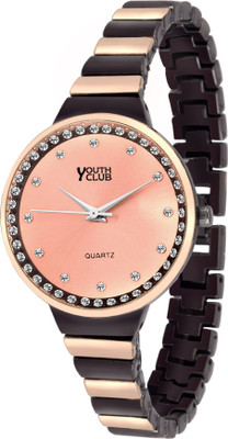 

Youth Club K-02BKTT New Simple Chocolate Brown Casual Watch - For Girls