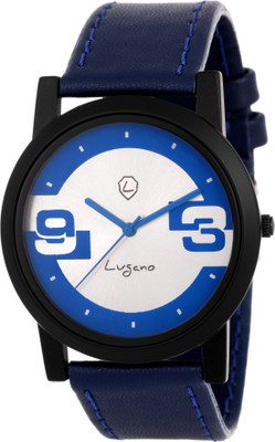 

Lugano LG 1138 Casual Silver & Blue Dial Watch - For Men