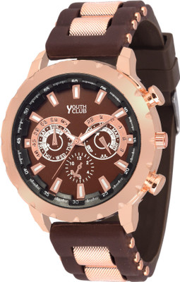 

Youth Club CSO-01BRWN New Browny Big Dial Chronograph Pattern Watch - For Boys