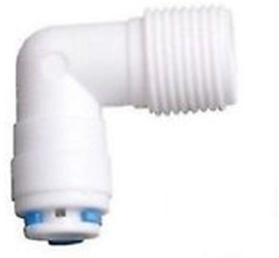 

Pooja Trendz 2 Pcs RO Pump 1/4 Male Elbow Connector(1/4- 3/8 Thread) for RO Water Filter Purifiers. Solid Filter Cartridge(0.5, Pack of 1)