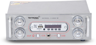 

Tiktronix tick for tech Mini Amplifier Set with Light Control 160 W AV Control Receiver(Black)